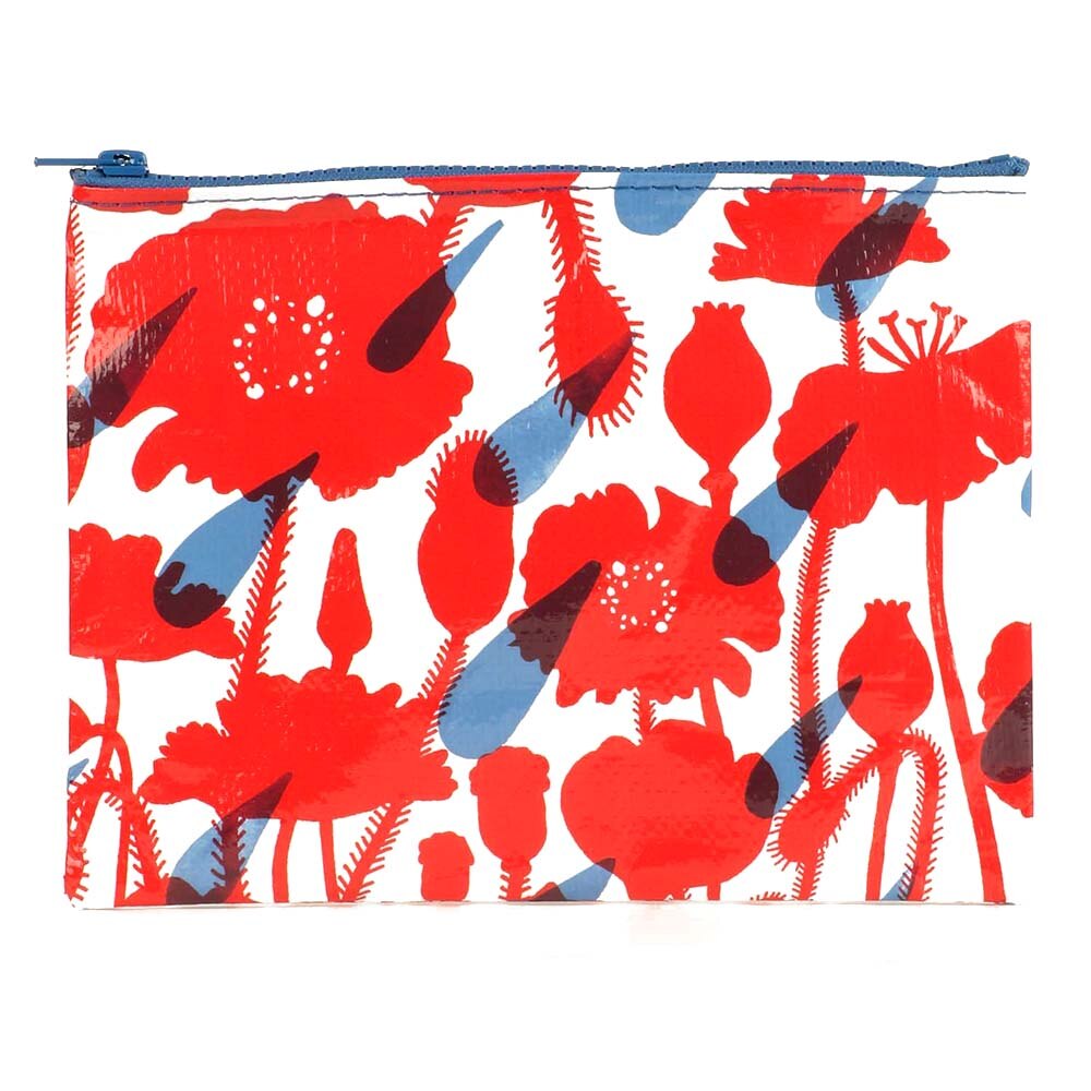 BlueQ, Zipper Pouch, Flower Shower, 7.25"x9.5"